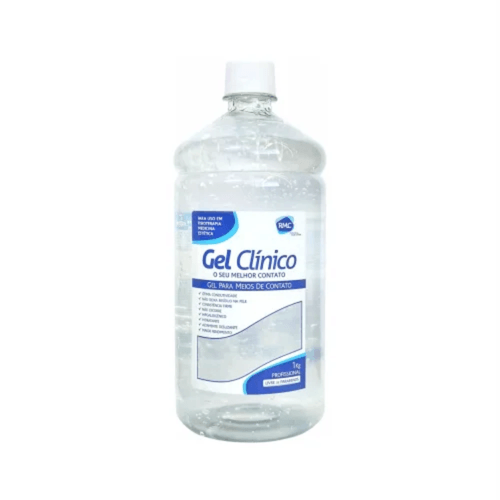 GEL CLINICO CONDUTOR PARA MEIOS DE CONTATO RMC -FRASCO 1 KG INCOLOR -