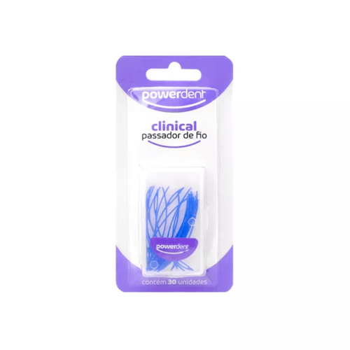 PASSADOR DE FIO DENTAL CLINICAL 30un