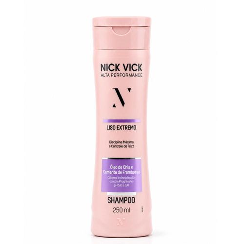 Shampoo Nick Vick Alta Performance Liso Extremo 250ml