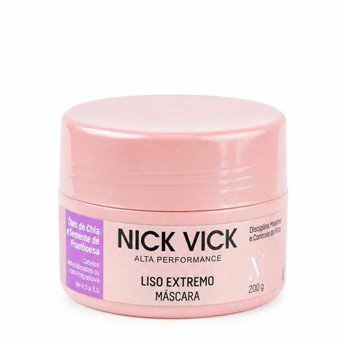 Máscara Liso Extremo Nick Vick Alta Performance 200g