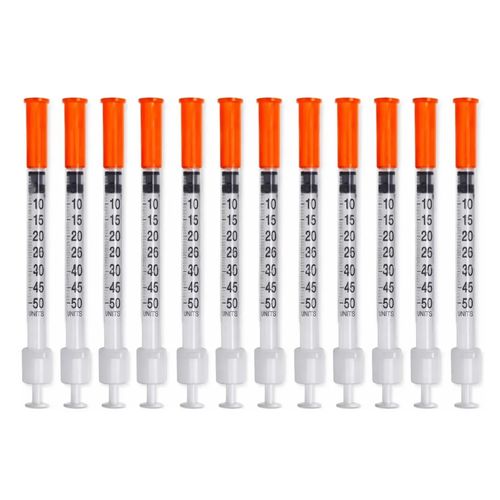 10 SERINGA INSULINA COM AGULHA FIXA 0,25 X 6 1ML (31G) UN MEDIX