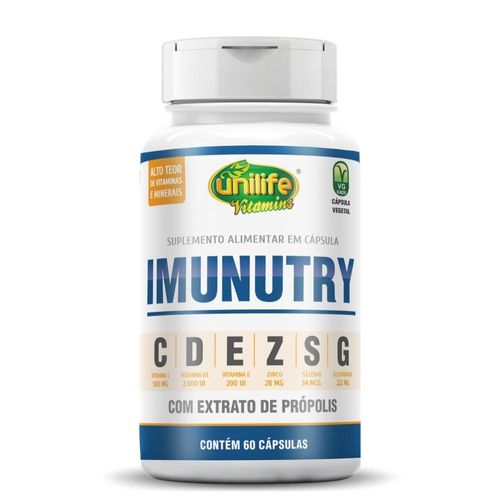 Imunutry 60 cápsulas 700mg Unilife