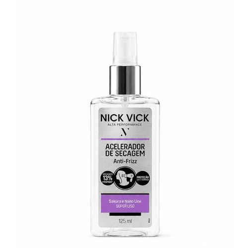 Fluido Liso Extremo Acelerador de Secagem Nick Vick Alta Performance 125ml Fluido Liso Extremo Nick Vick Acelerador de Secagem  125ml