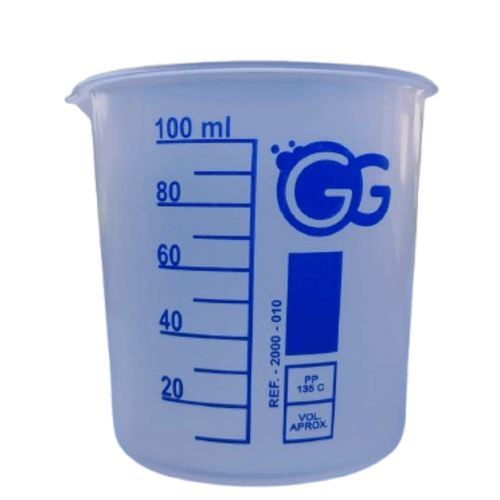 BECKER 100 ML PLASTICO COM GRADUAÇÃO