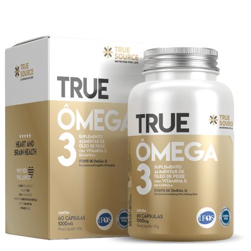 Ômega 3 Concentrado 60 cápsulas 1000mg True Source
