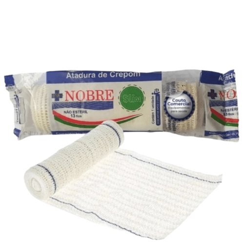 FAIXA ATADURA DE CREPOM 6 CM KIT 60 ROLOS
