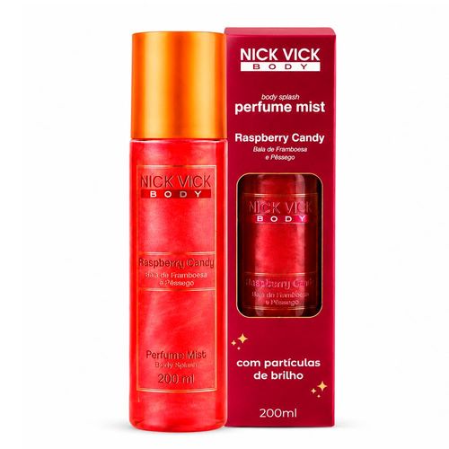 Body Splash Nick Vick Perfume Mist Raspberry Candy 200ml Body Splash Nick Vick Raspberry Candy 200ml