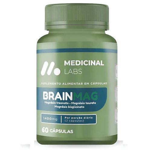 BRAINMAG 3 MAGNESIOS 1400MG 60 CAPSULAS MEDICINAL LABS