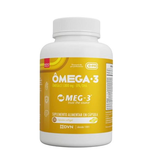 Ômega 3 EPA e DHA 1000 mg 120 Cápsulas - D.Pro