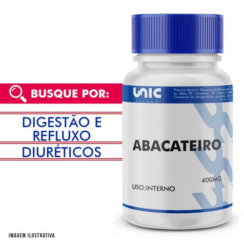 Abacateiro 400mg 120 Cápsulas 120 Cápsulas 120 Cápsulas