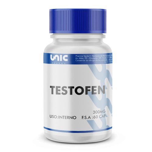 Testofen 300mg com selo de autenticidade 60 Doses 60 Doses 60 Doses