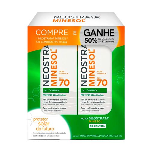 Kit Neostrata Minesol Oil Control Protetor Solar Facial Fps70 40G - 2 Unidades Kit