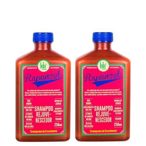 Kit Lola Cosmetics Rapunzel - Shampoo Rejuvenescedor 250ml - 2 Unidades Kit