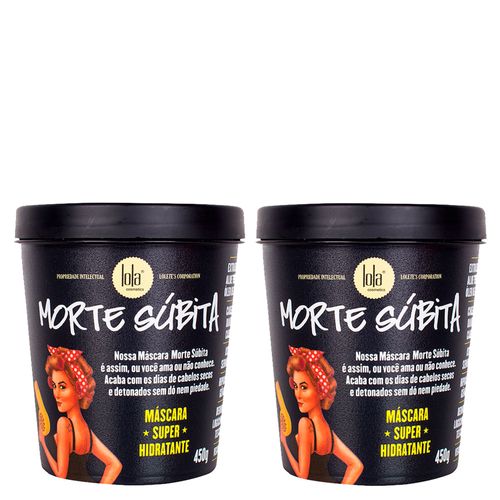 Kit Lola Cosmetics Morte Súbita - Máscara de Hidratação 450g - 2 Unidades Kit