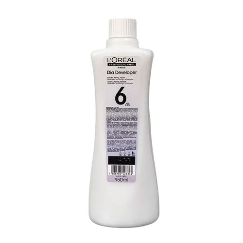 Emulsão Reveladora L'Oréal Professionnel Dia Developer 6 Volumes 950ml 6 Volumes