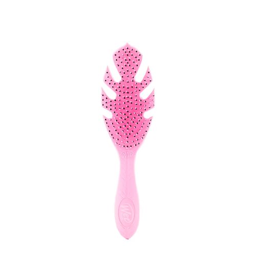 Escova para Desembaraçar Wetbrush Go Green Folha Rosa Rosa