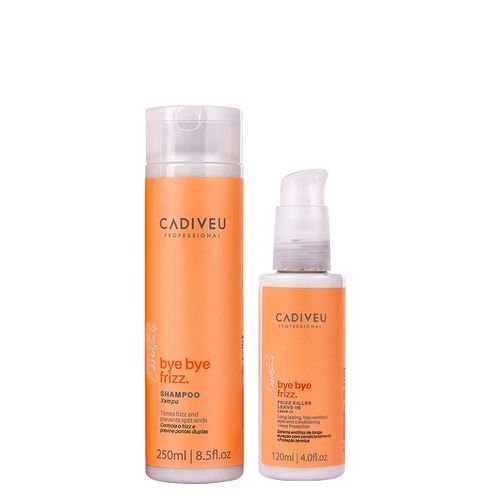 Kit Cadiveu Essentials Bye Bye Frizz- Shampoo 250ml + Leave- In Frizz Kiler 120ml Kit