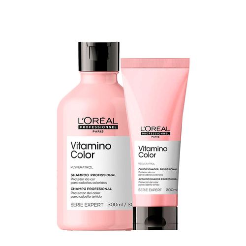 Kit L'Oréal Professionnel Serie Expert Vitamino Color - Shampoo 300ml + Condicionador 200ml Kit