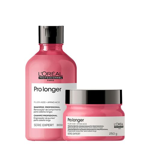 Kit L'Oréal Professionnel Serie Expert Pro Longer - Shampoo 300ml + Máscara 250g Kit