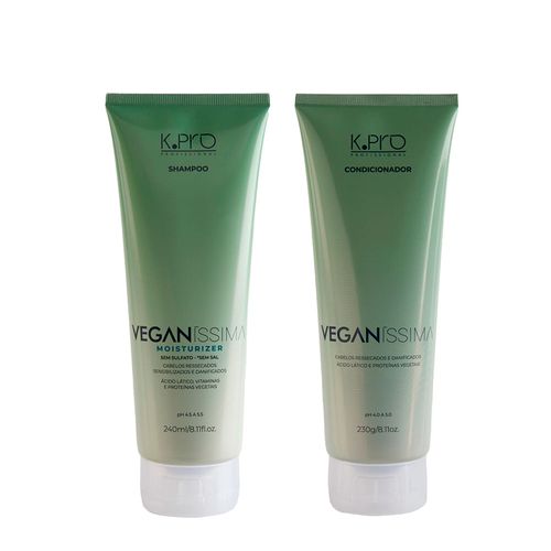 Kit K-Pro Profissional Veganissima - Shampoo 240ml + Condicionador 230g Kit