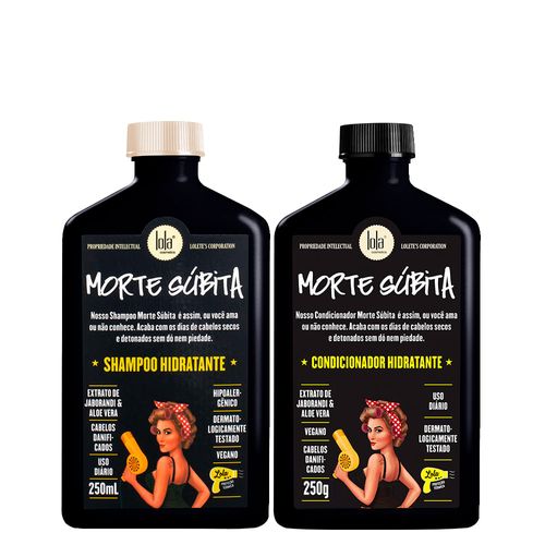 Kit Lola Cosmetics Hidratação Morte Súbita - Shampoo 250ml + Condicionador 250g Kit
