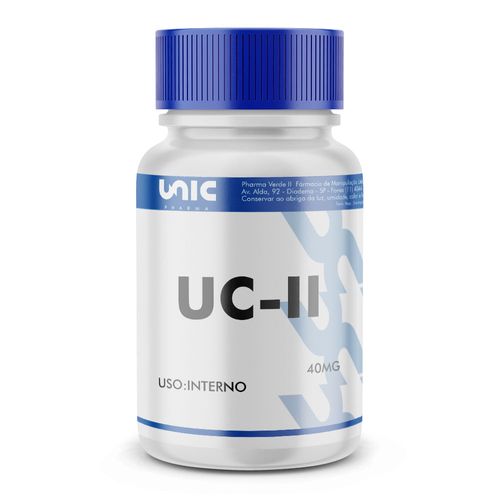 UC II (COLÁGENO TIPO 2) não desnaturado 40mg 30 Cápsulas 30 Cápsulas 30 Cápsulas