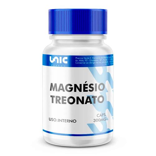Magnésio Treonato 300mg 60 Cápsulas 60 Cápsulas 60 Cápsulas