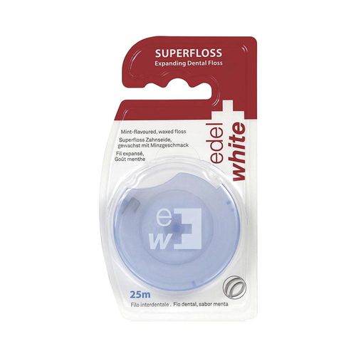 FIO DENTAL 25M EXPANDING SUPERFLOSS EDEL EDEL WHITE EXPANDING SUPERFLOSS FIO DENTAL 25M