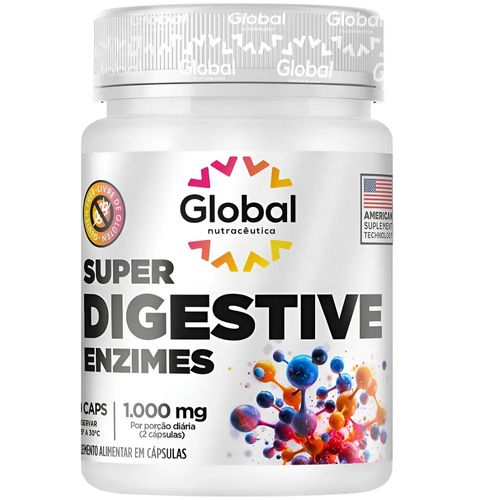 SUPER DIGESTIVE ENZIMES 60 CAPSULAS GLOBAL NUTRACEUTICA