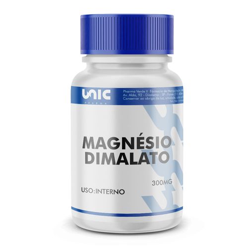 Magnésio dimalato 300mg 90 Cápsulas 90 Cápsulas 90 Cápsulas