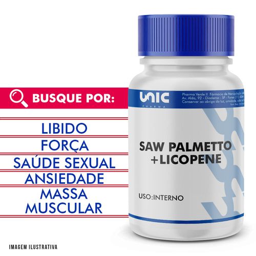 Saw Palmetto + licopene 90 Cápsulas 90 Cápsulas 90 Cápsulas