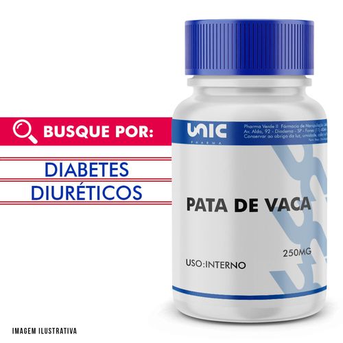 Pata de Vaca 250mg 60 Cápsulas 60 Cápsulas 60 Cápsulas