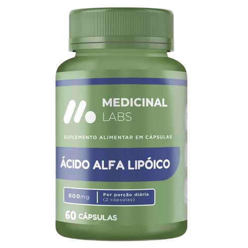 ACIDO ALFA LIPOICO 600MG 60 CAPS. MEDICINAL LABS