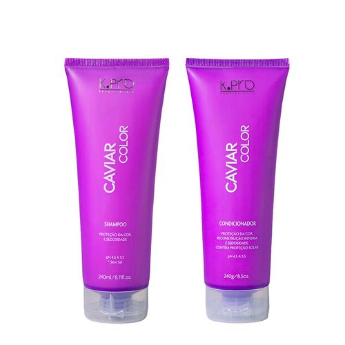 Kit K-Pro Profissional Caviar - Shampoo 240ml + Condicionador 240g Kit