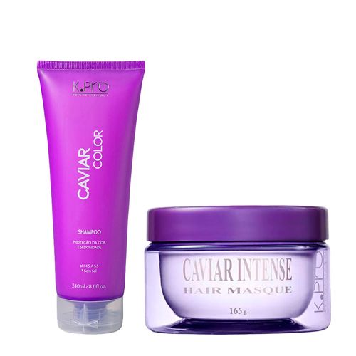 Kit K-Pro Profissional Caviar - Shampoo 240ml + Máscara 165g Kit