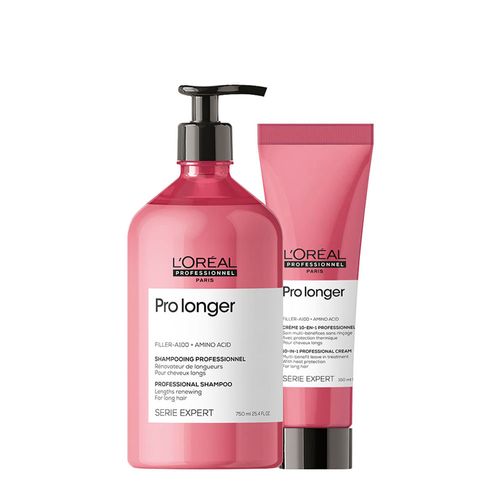 Kit L'Oréal Professionnel Serie Expert Pro Longer - Shampoo 750ml + Leave-In 150ml Kit
