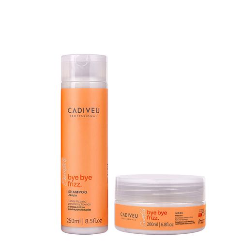 Kit Cadiveu Essentials Bye Bye Frizz- Shampoo 250ml + Máscara 200ml Kit