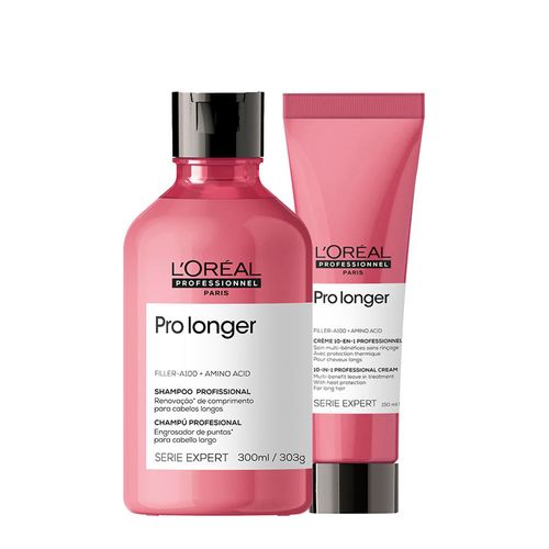 Kit L'Oréal Professionnel Serie Expert Pro Longer - Shampoo 300ml + Leave-In 150ml Kit