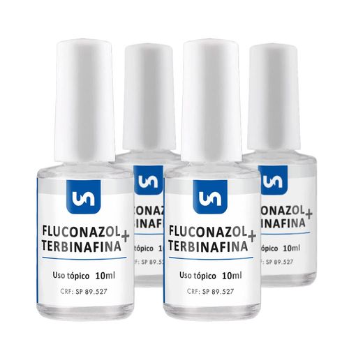 Kit 4 Fluconazol + Terbinafina esmalte 10 ML 10ML (Cada) 10 ML