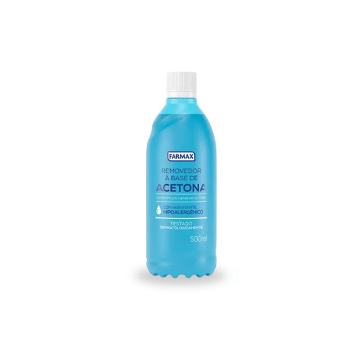 Removedor com Acetona 500ml Farmax