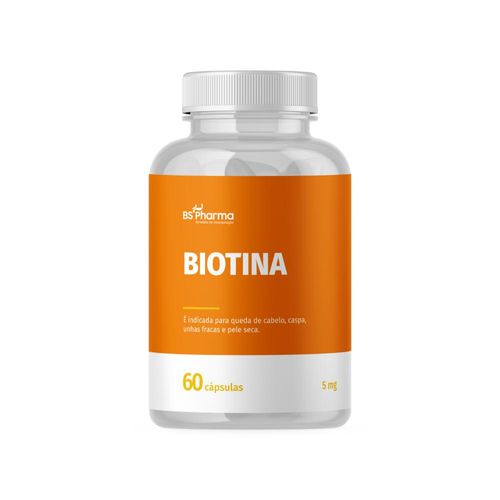 Biotina 5 mg - 60 Cápsulas