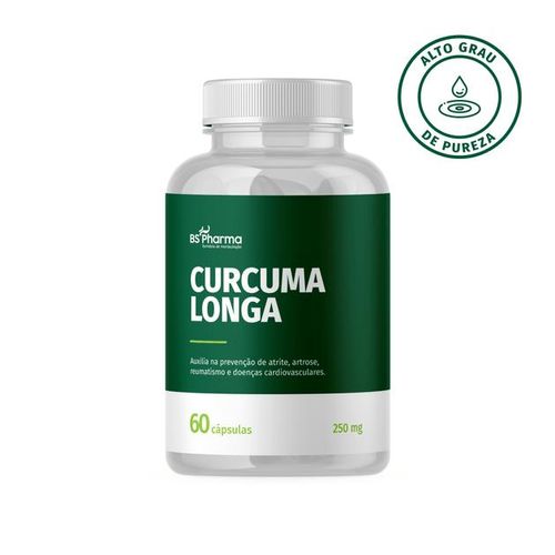 Cúrcuma Longa 250 mg - 60 Cápsulas