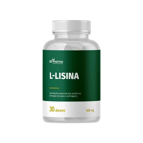 L-Lisina 500 mg - 60 Cápsulas