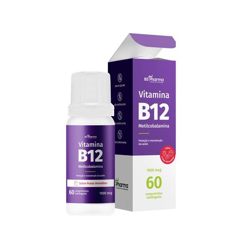 Vitamina B12 Metilcobalamina 1000 mcg Sublingual 60 Comp