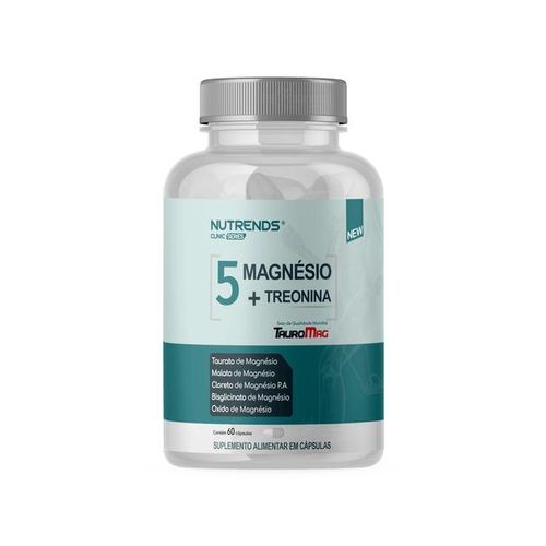 5 Magnésios + Treonina - 60 Cápsulas - Nutrends