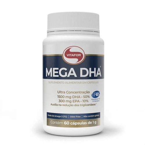 Ômega Mega DHA - 60 Cápsulas - Vitafor
