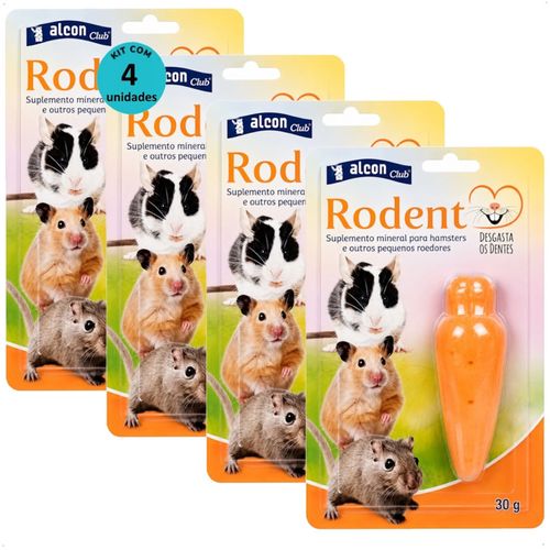 SUPLEMENTO ALCON RODENT 30G KIT COM 4 SUPLEMENTO ALCON RODENT 30G KIT COM 4