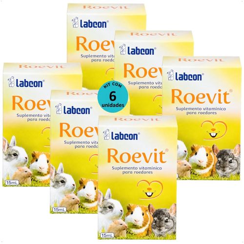 SUPLEMENTO ALCON LABCON ROEVIT 15ML KIT COM 6