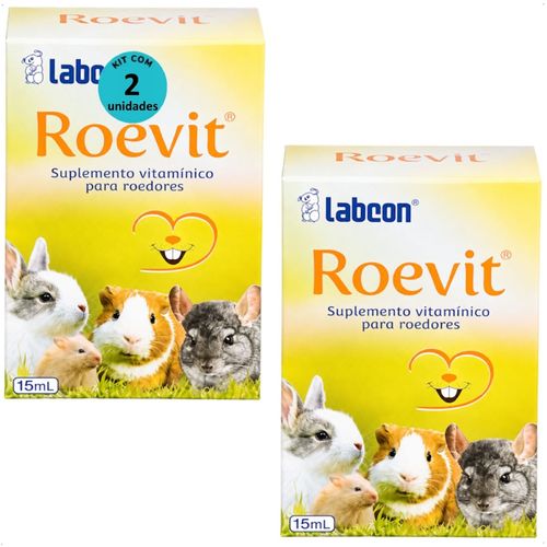 SUPLEMENTO ALCON LABCON ROEVIT 15ML KIT COM 2