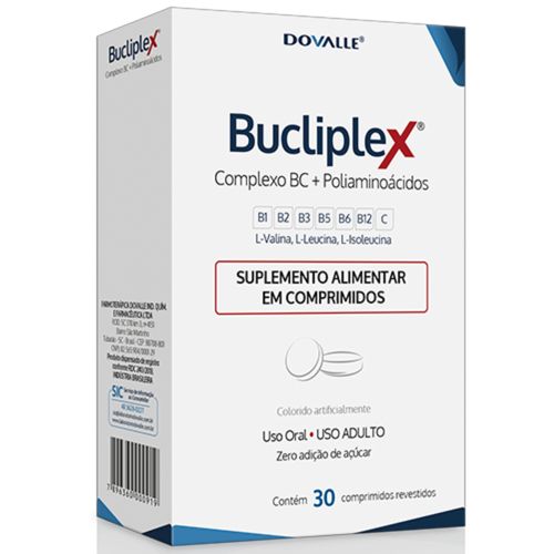 Bucliplex c/ 30 Comprimidos